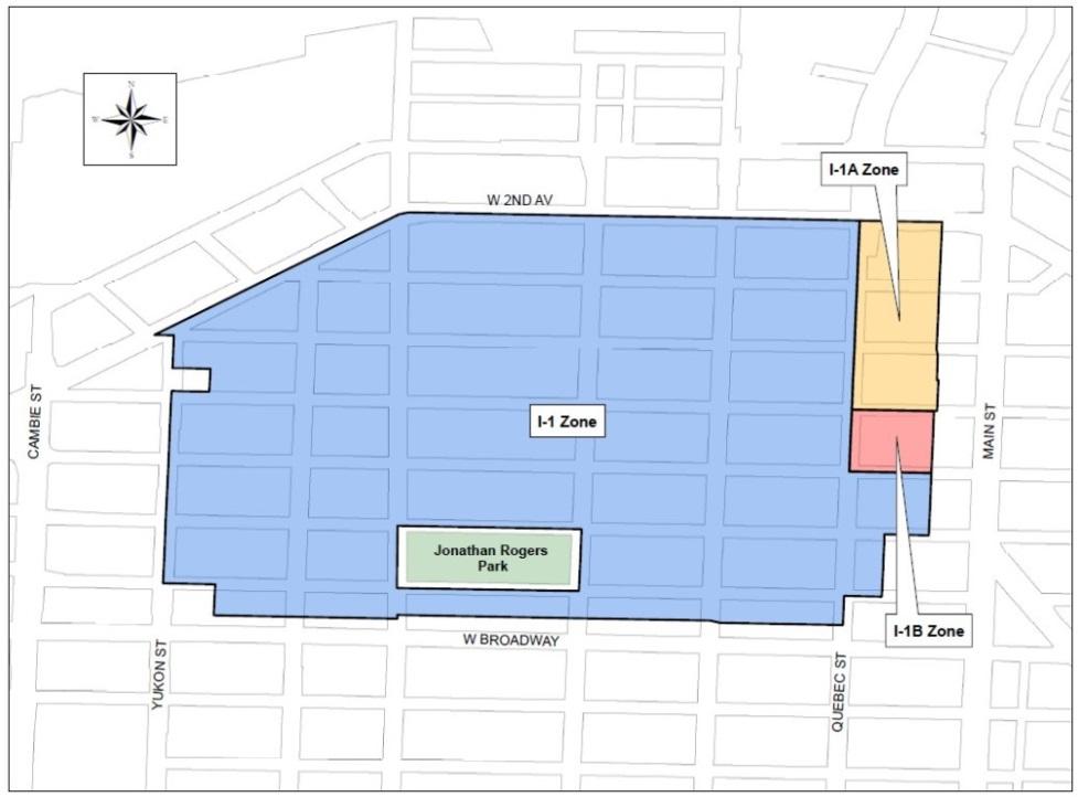 Mount Pleasant Industrial Area Parking Strategy and Access Improvements Improvements RTS 9944 3 potential access improvements to the Main Street, Kingsway, and 7 th Avenue intersection to facilitate