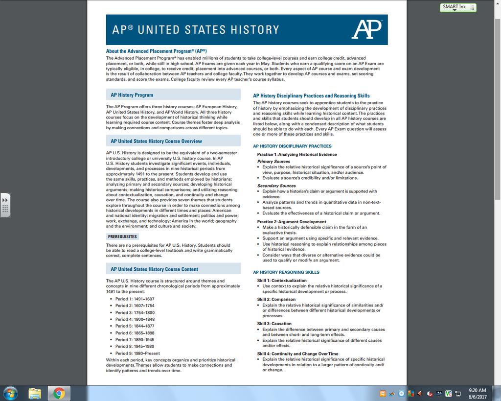 A. Detailed APUSH Course and exam information can be found at https://apstudent.