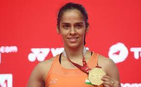Indonesia Masters: Saina wins after injured Marin limps out of final Ace shuttler Saina Nehwal won her first Indonesia Masters title after three-time world champion Carolina Marin limped out of the
