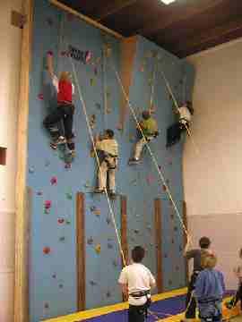 Information for parents/carers Rock Climbing Indoors The Activity Your child has the opportunity to go rock climbing indoors, which involves Ascending, descending or traversing a manmade rock wall