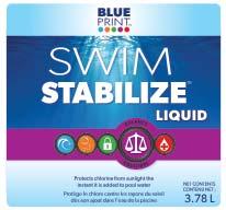 STABILIZE DRY Used for stabilizing chlorine from UV sunlight loss Read the entire label before using. 1. Test to ensure proper levels: ph 7.2-7.8 Total Alkalinity 80-150 ppm Chlorine 1.0-3.
