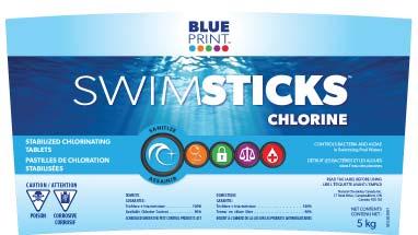 PUCKS CHLORINE Stabilized chlorinating tablets Controls bacteria and algae in swimming pool waters 56135 5.