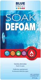 SOAK CLEAR Natural clarifier made from chitosan - the recycled shells of crabs Use to effectively and quickly clear problem water or to polish dull water by removing small suspended particles.