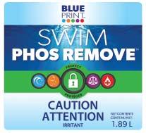 PHOS REMOVE PROTECT Most effective way to remove phosphates Works in the filter (no clouding of the pool water) Reduces phosphates down to near zero No Phosphates - No Problems 55201 1.