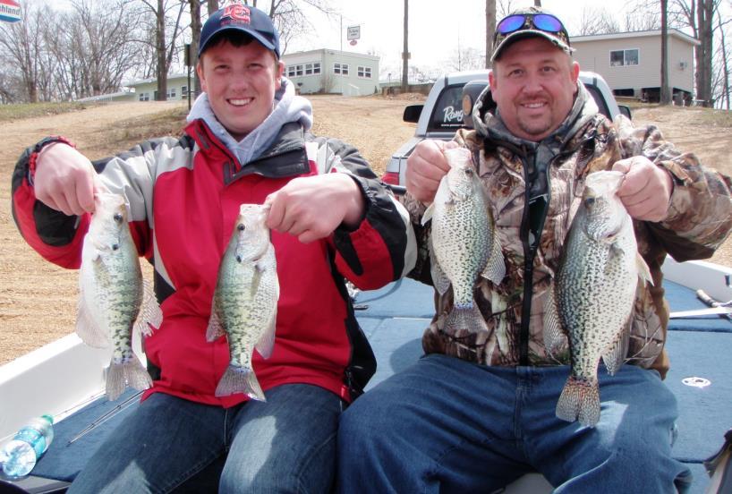 Overall crappie fishing has been pretty good this week for Kick n Bass Clients both from the Ranger boat as well as the Kick n Bass Pontoon.