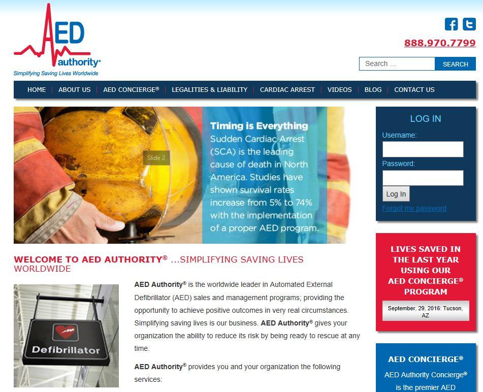 Online Inspection Procedure To record your monthly AED inspection, go to http://aedauthority.com/.