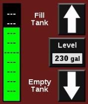 Tank Level The liquid tank level can be managed from the FlowSense control page.