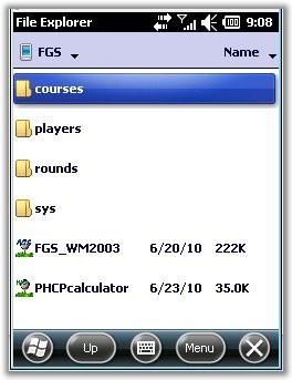 Free Golf Scorer Installation: 1 - Download the Cab file from http://users.telenet.be/fgs/downloads/downloads.