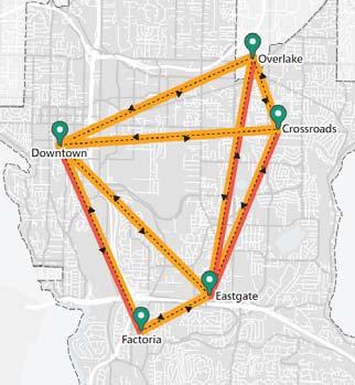 Bellevue MMLOS - Transit Context: Component Local Stop Transit Master Plan Primary Stop Transit Master Plan Frequent Transit/ RapidRide Stop Transit Master Plan Weather Protection* Yes, 25+ daily