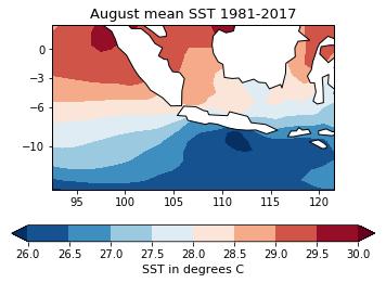 Regions of maximum interest were identified for further analysis and to decide whether SST is a good parameter in assessing the strength of the upwelling system.