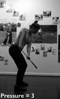 Movement Trajectory Circuit Down-The-Line (Standard, Low, High, Super-High) 5 6 As student performs backswing portion of movement: Hands and arms draw back slightly as the back glute pushes back and