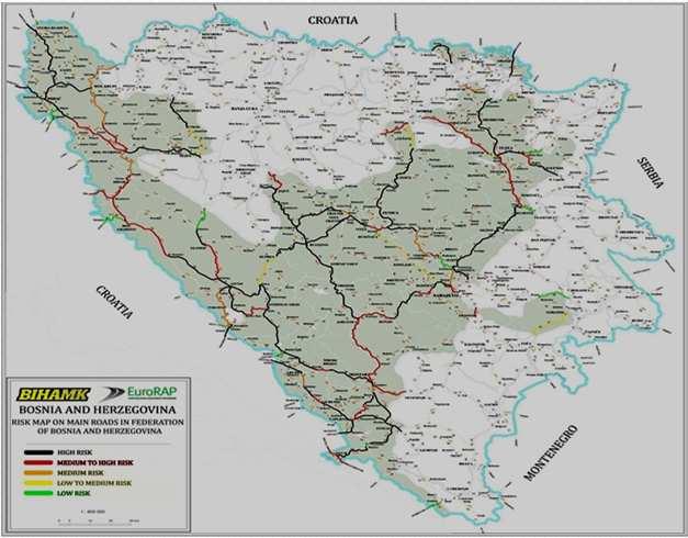 EuroRAP - European Road Assessment Programme Bosnia and Herzegovina Automobile Club BIHAMK (PC Roads of the Federation