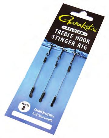 WARNING: HANDLE WITH CARE EXTREMELY SHARP HOOKS, KEEP OUT OF REACH OF SMALL CHILDREN Wa l l e ye LG Two Ho ok Rig Hook Size 6 4 Line Size 8 10 Ns Black LS 278307-08(10) 278308-10(10) Adjustable 6 Two