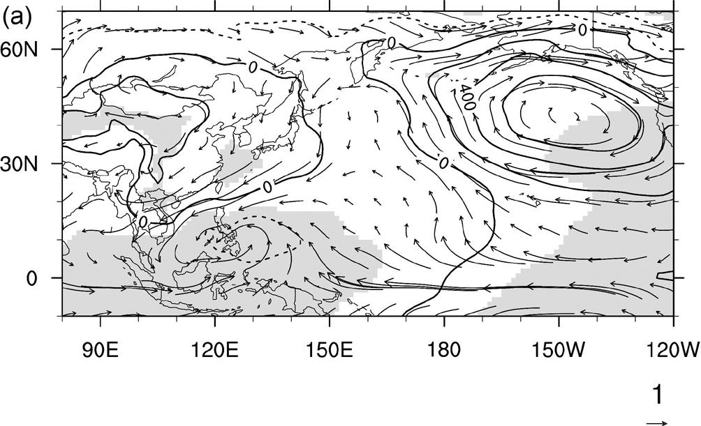 Atmosphere 2014, 5 108 addition, the strong negative anomalous SLP associated with the cyclonic circulation over the maritime continent plays a role in inducing the winds from the mid-latitude and