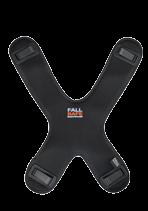 HARNESS ACCESSORY FS7900 Removable Backpad Detachable back pad with plastic webbing holders in
