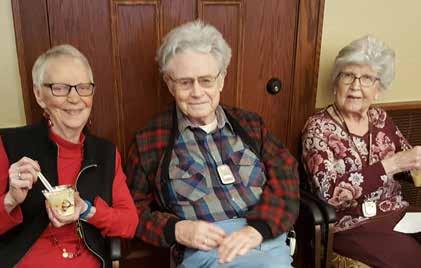 Celebrating Valentine s day, Southview residents were treated to a party with