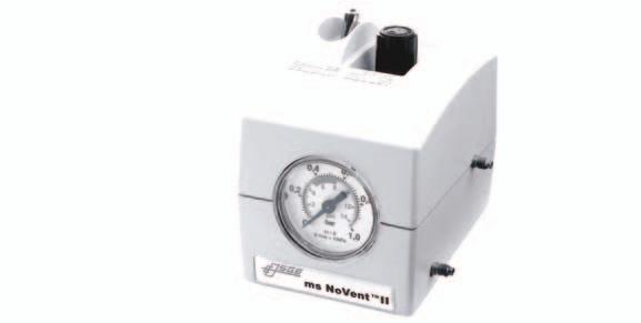 1.0 Standard ms NoVent TM II Overview The standard ms NoVent II consists of three components: a) Control Module b) Interface Tee MS connection c) Fused silica restrictor Figure 1.