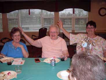 Southview s Sunshine Group Every year Southview Activities Director Cathy LaManna hosts a get together