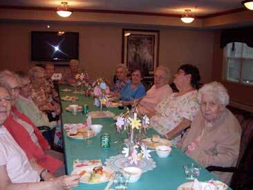 These residents set up birthday parties, made-toorder breakfasts and other special events.