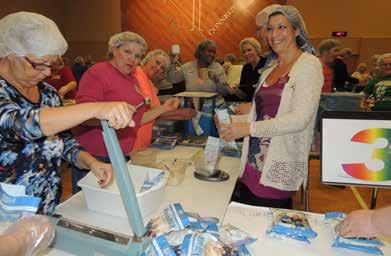 Our group packed 228 boxes, which is 49,248 meals that will feed 135 children for a year.