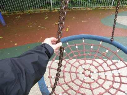 Swings - Basket Swing Risk Level: L - Low Risk Manufacturer: Not Identified Surface: Wet Pour The