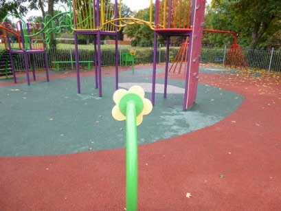 Spring - Spring Turtle Manufacturer: Wicksteed Playscapes Surface Type: Wet Pour Equipment No Surface Area Yes Total Findings: 2 Life Expectancy: 5-10 Years The end of handgrips and/or footrests have