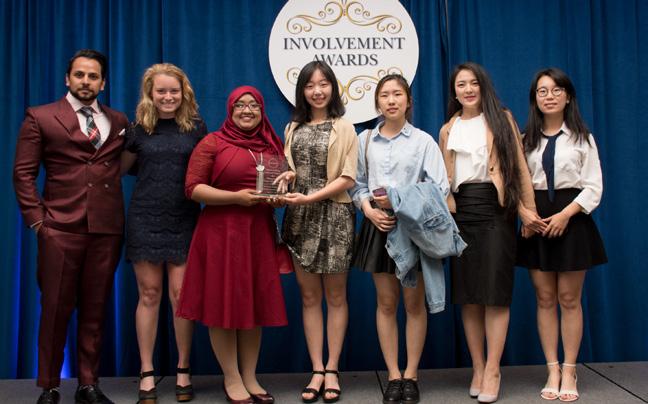 01 JANUARY DID YOU KNOW? The Involvement Awards is an annual awards event that honors student leaders and student organizations for their service, commitment and accomplishments throughout the year.