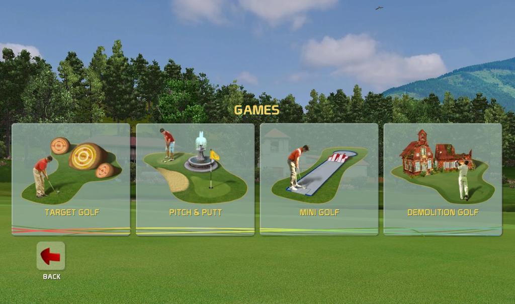 Target Golf This game through fun improve precision of your shots.