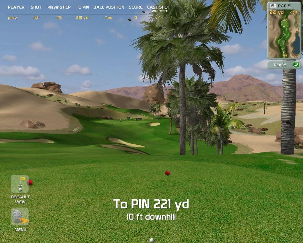 rules as a standard golf game,