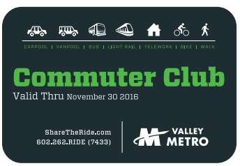 Commuter Club Cards Now Available The 2016 Commuter Club Card is now available.