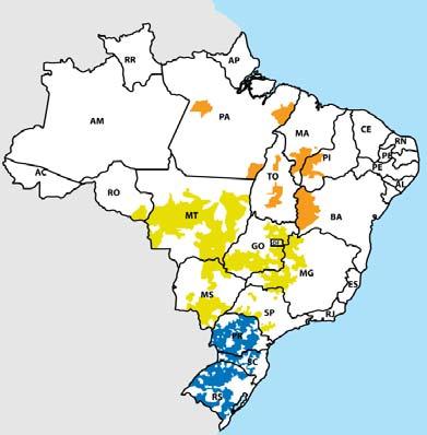 Brazil a key player New Cropland By Region Last Decade (2000 2010 Harvested Ha for 10 major crops) 12,8 11,8 8,1 9,4 64,6 22,5