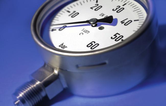 PRESSURE GAUGES are mechanical pressure indicators. The actual process pressure acts on a measuring element and deforms it.