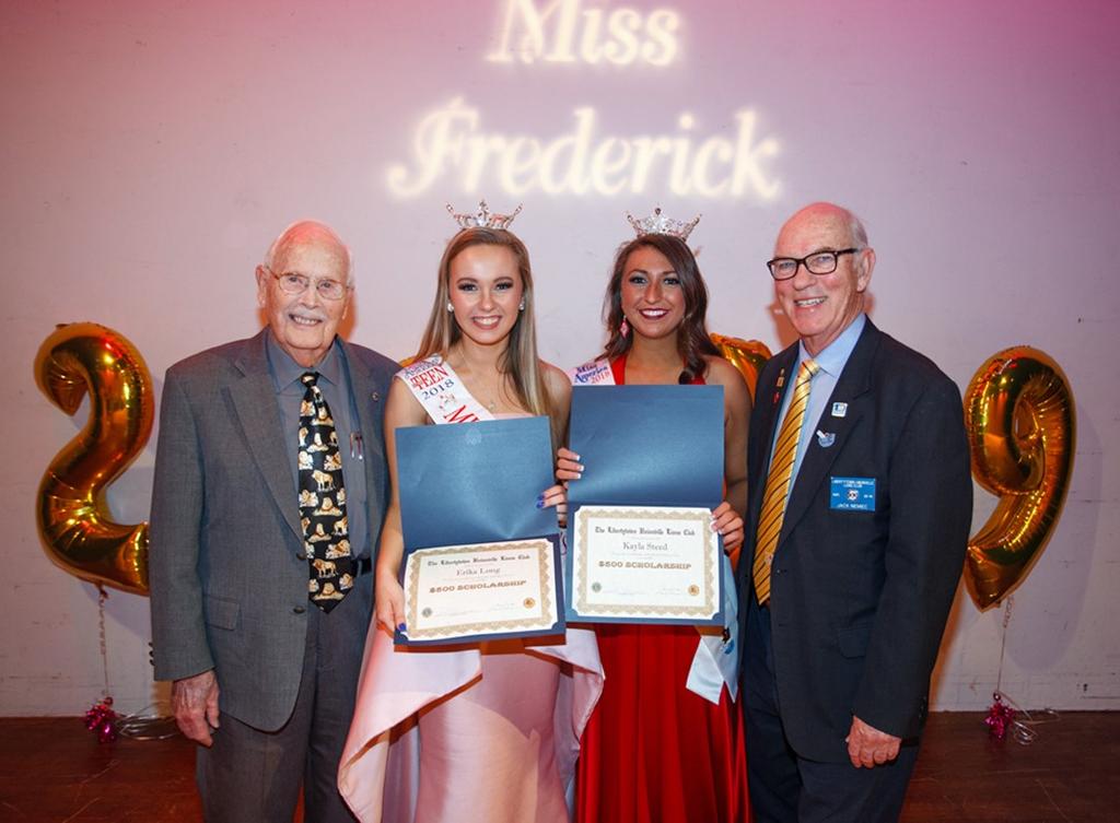 February 19 Meeting Miss Frederick and Miss Frederick Teen spoke to us about their year which ended on March 16 when the 2019 Miss Fredericks were selected at the Miss Frederick Pageant at Frederick