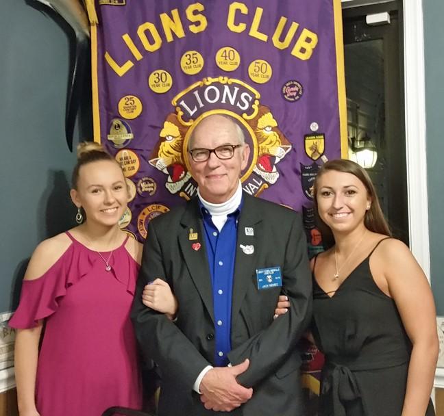 Kayla and Erika have been very important to our club in that they have participated in all of our fund raisers, the breakfast, golf classic, the carnival parade, and the pizza and funnel cake sales