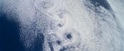 title=vortex_shedding_in_s tratocumulus_clouds_near_japan Vortex Shedding: A series of alternating