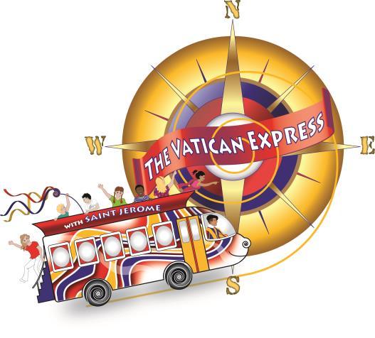 REGISTRATION IS OPEN FOR VBS 2019 Climb aboard the Vatican Express with St. Jerome for children four years old through fourth grade. Hosted by St.