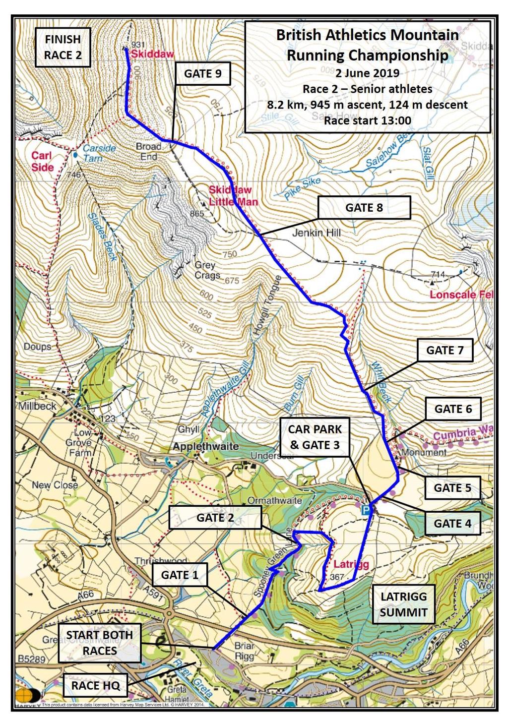 Course Map Race