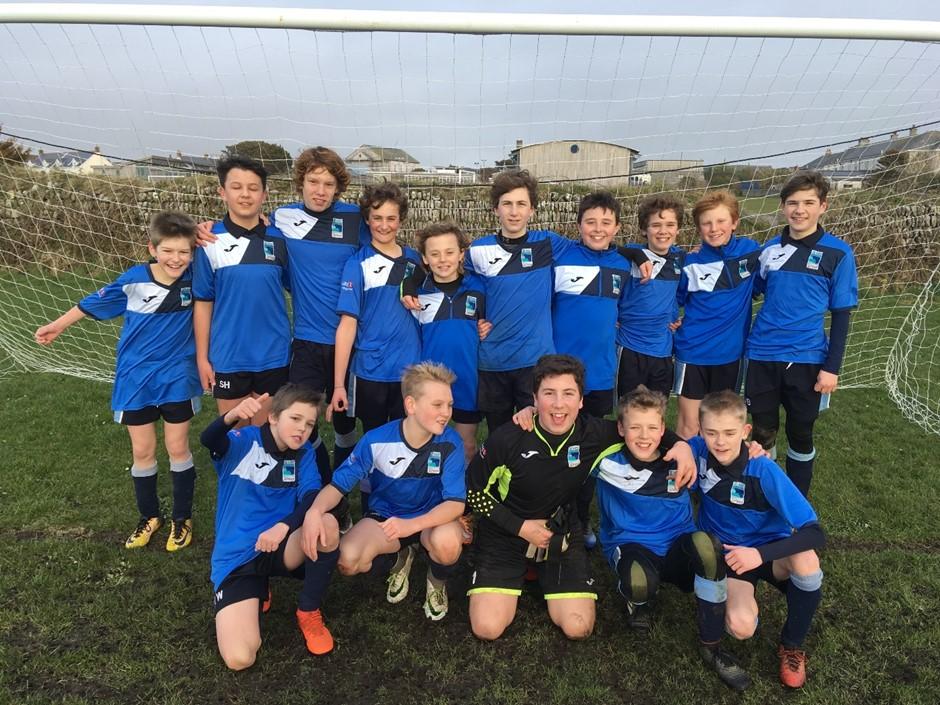The Year 9 game was a close affair with Mounts Bay pressing every counter attack. However, Nate Friedberg settled the nerves with the first goal on his debut for the Year 9 side.