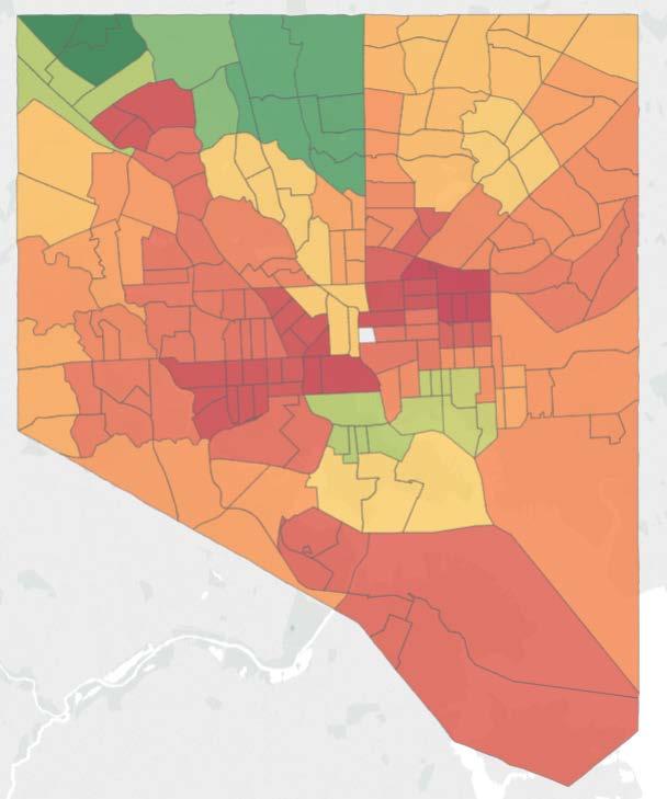 Human Development Index Disparities in Baltimore City: Life Expectancy Cross Country/Cheswolde Life Expectancy: 87.