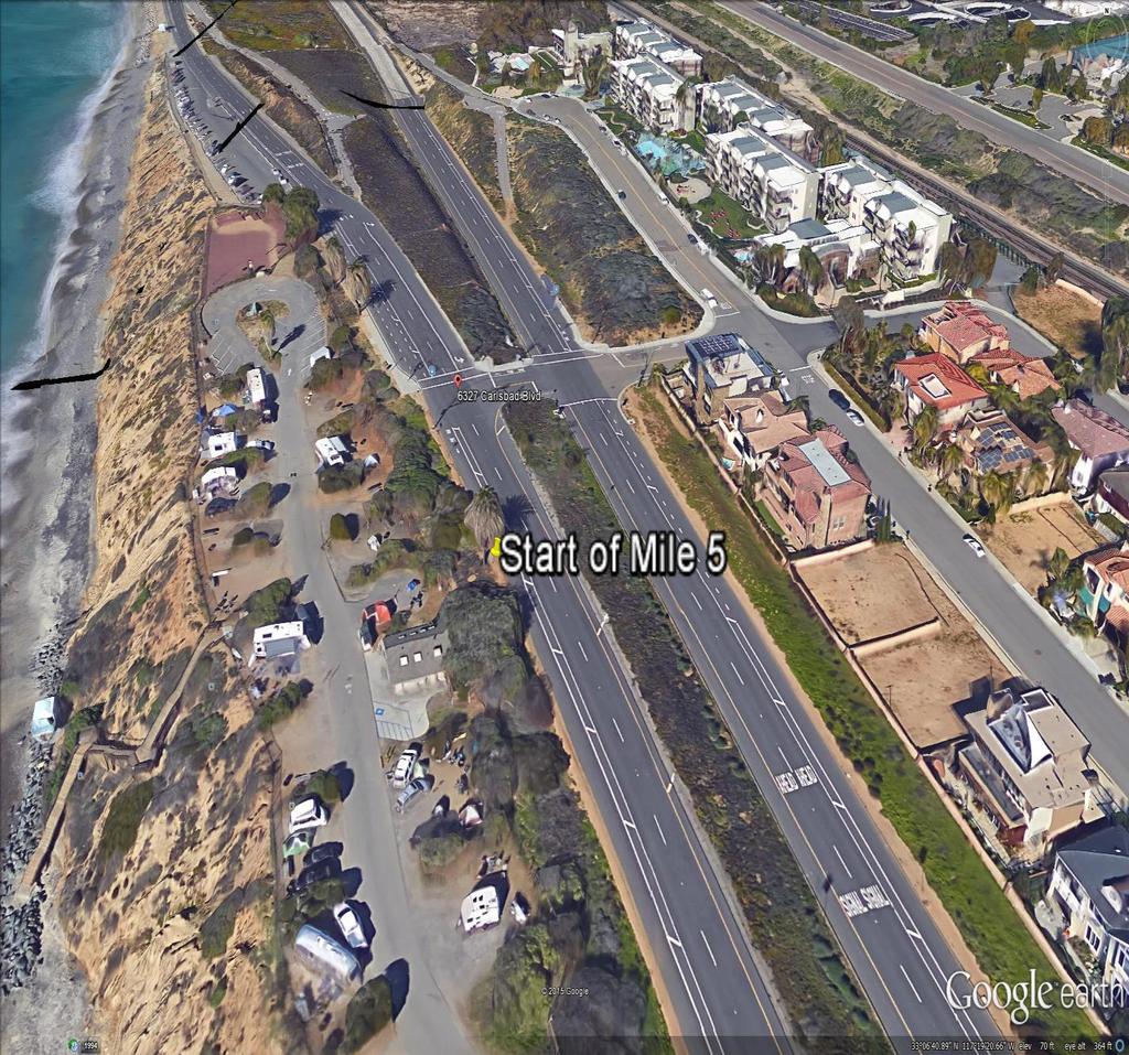 End Point Description: 100 Yards South of Junction of Carlsbad