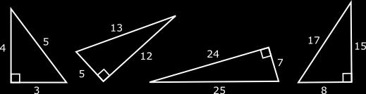 Pythagorean triple is a set of three positive integers that satisfy a 2 + b 2 = c 2.