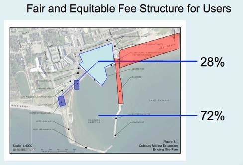 shower facilities. 7. The Cobourg Yacht Club asks Town Council to introduce Fair and Equitable fee structure for the harbour use.