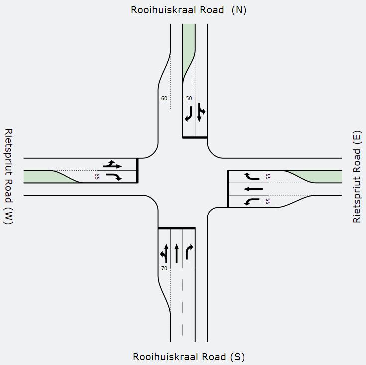 4. RIETSPRUIT ROAD / ROOIHUISKRAAL ROAD EXISTING