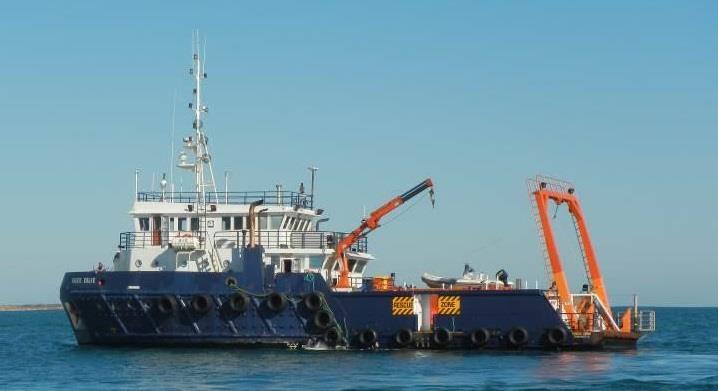 Support Vessel - MV Yardie Creek 34m LOA Multi- Purpose Vessel. 2.2m draft. Large back deck.