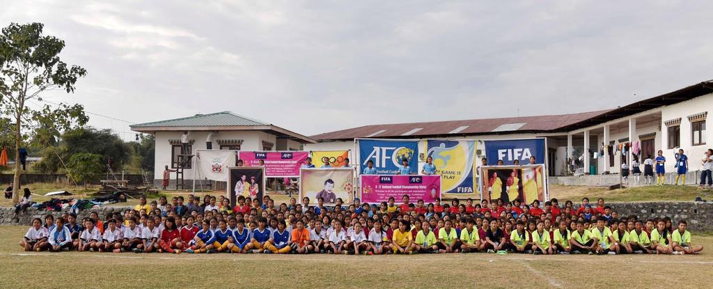 The BFF organized its annual national U-14 and U-16 boys and girls competition at Gelegphu. This year the competition showed a turnout of all the twenty districts.