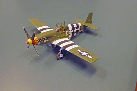Name: Tracy Ackeret Time To Build: 60 hours Kit & Scale: Tamiya P-51B Mustang 1/48 th scale Aftermarket Items: Resin cockpit from Aires & Legend. Master Model metal machine guns.