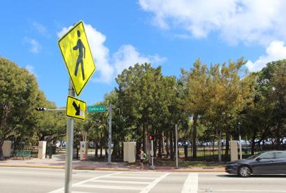 ON SITE FACTS SR A1A/Collins Avenue is an urban principal arterial with a posted speed limit of 30 MPH within the study area, from 79 to 87 Street.