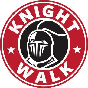 Over 1,200 Knightwalk shirts will be printed with your name or logo! These shirts are encouraged to be worn to school weekly and help spread CCS spirit as well as your patronage.