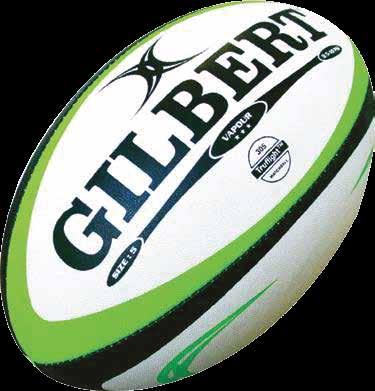 Conforms to World Rugby specifications Hand stitched Colours: Green /