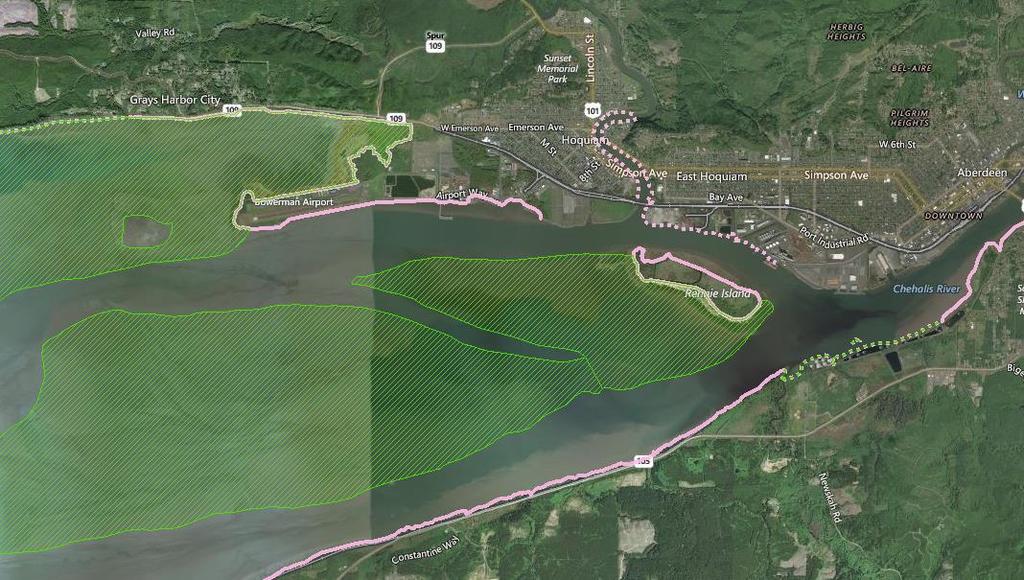 Eelgrass and Macroalgae Presence/Absence Preliminary Surveys BHP Proposed Grays Harbor Potash Export Facility, A17.0202.00 July 2018 Page 2 Project Site Figure 1.